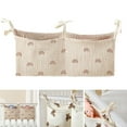 thumbnail image 2 of Bedside Hanging Bags Crib Organizer for Milk Bottle Bib Nappy Dormitory Bunk Storage, 2 of 4