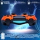 thumbnail image 2 of Control inalámbrico recargable compatible con Ps4 Naranja con Azul, 2 of 6
