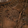 thumbnail image 7 of Shield Archangel Michael - Natural Wood - Christian Wall Art Decoration - Amulets - Religious Gifts, 7 of 7