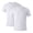 White & White, variant on 2 Pack Men's Quick Dry Workout T-Shirts Short Sleeve Activewear Moisture Wikcing Gym Running Tee Shirts Breathable Tee Top, Black & Black, L