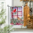 thumbnail image 2 of Cardinals in the Window Winter Garden Flag 2 Sided Decorative, 2 of 2