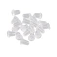 thumbnail image 1 of 1000 Pcs Embouts de Boucles d'Oreilles Transparents en Silicone de Sécurité, Accessoires de Bijoux, 1 of 7