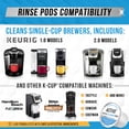 thumbnail image 2 of Active K Cup Cleaner and Descaler Pods, Compatible with Keurig Coffee Makers, Removes Brew Chamber Oils and Stains, 12 Count, 2 of 5
