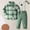 Light Green, variant on Zecgelong Boys Outfits & Sets Stylish Long Sleeve Checkered Shirt And Suspender Pants Set For Young Gentlemen For And Everyday Wear Boys 2 Piece Set Size 12