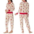 thumbnail image 2 of Richard Leeds International Womens Winnie the Pooh Matching 2 Piece Long Sleeve Pajama Top & PJs Jogger Pants Set with Pockets - Soft & Cozy Sleep & Loungewear Pajamas Sets for Women, Ivory, XL, 2 of 4