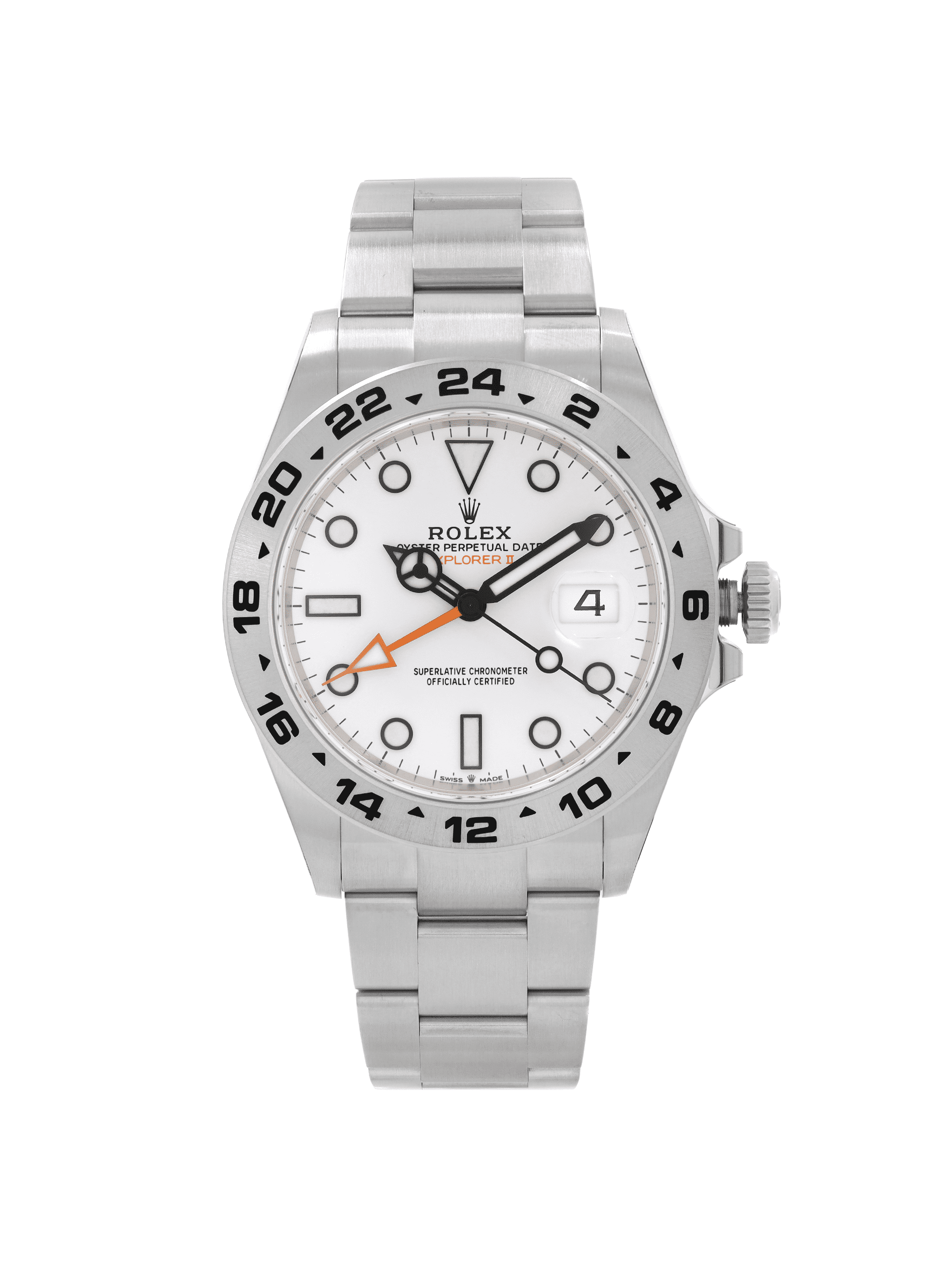 orange hand rolex explorer ii