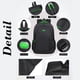 thumbnail image 5 of Bolsa de hombro cool verde para hombres, bolso pequeño de alta gama, bolso de tela casual de gran capacidad, regalo del día del padre, regalo para hombres, 5 of 7