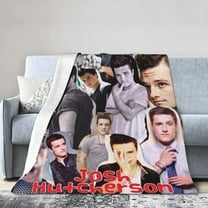 Super Soft Throw Blanket Josh Music Hutcherson Throw Blanket Fuzzy Blankets Bed Couch Decor for Men Women Adult Nap Bedroom Office Sofa Living Room Bedroom 40x50 in