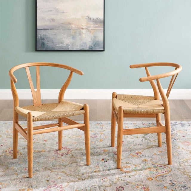 Heavenly Collection Chaise de Salle à Manger en Bois LOT DE 2