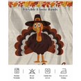 thumbnail image 5 of Give Thanks Bed Skirt King Size 18 Inch Drop, Thanksgiving Turkey Autumn Maple Leaf Linen Wrap Around Dust Ruffle Bedskirts, Wrinkle & Fade Resistant Easy Fit Bedskirt with Adjustable Elastic, 5 of 8