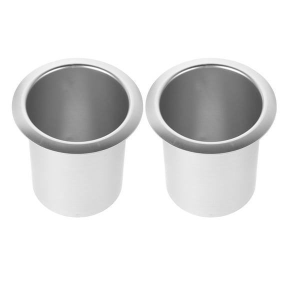 Tineasur 2Pcs Cup Holders Metal Easy Installation for Car Use