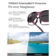 thumbnail image 2 of TINHAO Fit Over Glasses Sunglasses for Women Men Large Cat Eye Sunglasses Polarized 100% UV400 Protection, 2 of 7