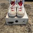 thumbnail image 3 of Ni - ke Men's Ni - ke Air Jordan Retro 6 'Hare' Athletic Sneakers CT8529 062 Sz 10, 3 of 5
