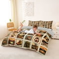 thumbnail image 3 of Catabedysis Camping Themed Bedding,Rustic Outdoor Adventure Duvet Cover Full For Boys,Multicolor,Light Gray Reversible,3-Piece,1 Duvet Cover and 2 Pillowcases, 3 of 6