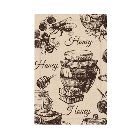 Honey Honeycomb Vintage Light Switch Cover Decorator No Device Blank Wall Plate 1-Gang Receptacle Outlet Decor
