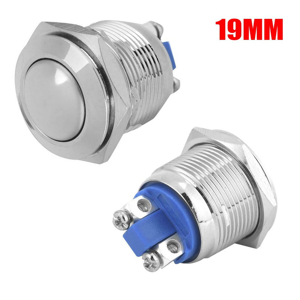 Waterproof Stainless Steel Push Button Switch Momentary Push On 20 AMP Rated 12v