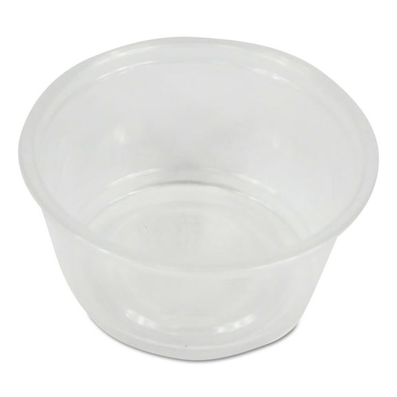 Souffle/portion Cups, 2 Oz, Polypropylene, Clear, 20 Cups/sleeve, 125 Sleeves/carton | Bundle of 5 Cartons