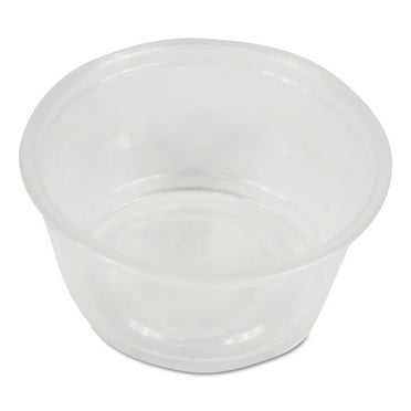 1 oz. Polystyrene Portion Cups - Translucent (2500/Carton) - Walmart.com