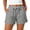 Black, variant on Womens Striped Boxer Shorts Checkered Plaid Casual Biker Shorts Lounge Summer Beach Vacation