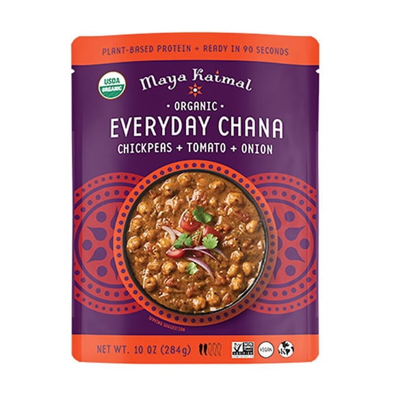 Maya Kaimal Organic Mild Chickpeas, Tomato & Onion Everyday Chana 10 oz