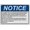 Warning Sign 2, variant on Weatherproof Horizontal ANSI Payment Policies Sign #7- Size 8 in" x 12 in" - UV Resistant Plastic Safety Warning SIgn for Indoor or Outdoor