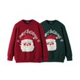 thumbnail image 2 of Suéter de Papá Noel 3D de calle de Navidad de otoño e invierno 2023 para hombres y mujeres, disfraz de pareja, suéter de punto de estilo suelto, 2 of 5