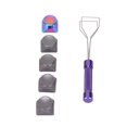 thumbnail image 3 of Fugacal 5Pcs Metal Keycaps Special Touch Color Plating Beautiful Textures Decorative XDA Keycaps for Mechanical Keyboard,Keycaps,Mechanical Keyboard Keycaps, 3 of 8