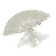 thumbnail image 4 of Abanico de mano de encaje de boda Yotijar Ventilador plegable de encaje para mujeres, 4 of 10