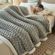 thumbnail image 3 of Mantas de piel suave y esponjosa de lujo para invierno, mantas de terciopelo de leche más gruesas, mantas cálidas para cama doble, sofá, siesta de oficina, edredón cómodo para pareja, 3 of 4