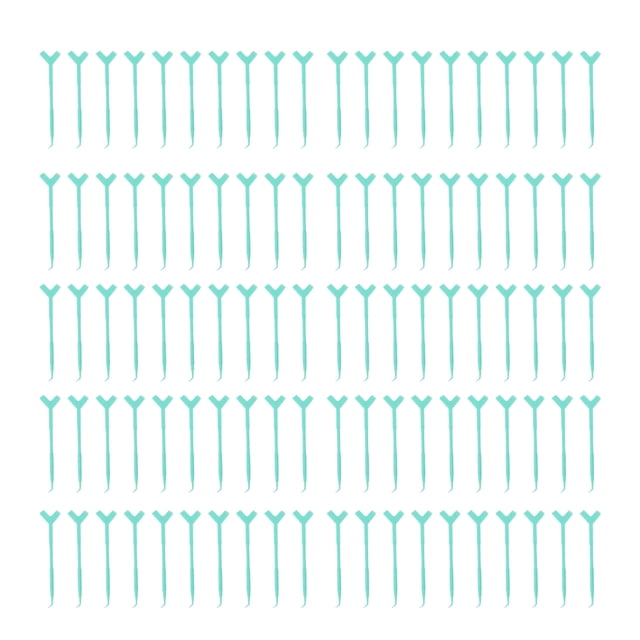 Herramienta de maquillaje de extensión de pestañas, 100 piezas en forma de Y, cepillo de pestañas en forma de Y, herramienta de elevación de cepillo de pestañas, eficiencia maximizada