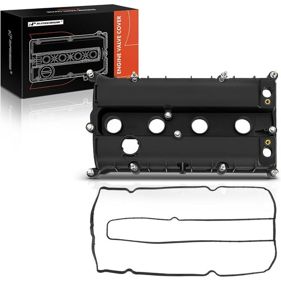 A-Premium Engine Valve Cover with Gasket and Bolt Compatible with Ford Fiesta 2014-2019 1.6L, Replace# 4M5Z6582C, 4M5Z6582E