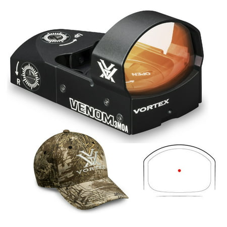 Vortex Venom 3 MOA Red Dot Sight with Vortex Cap (Realtree Max-1 XT