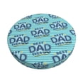 thumbnail image 1 of Disketp Best Dad Ever Funda Redonda para Taburete, Funda de Cojín para Silla de Bar Suave y Elástica-13 inch, 1 of 7