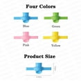 thumbnail image 5 of 4x Food/Pet Food Bag Sealing Clip Bag Storage Clips with Pour Spouts Plastic Cap (one color each), 5 of 9