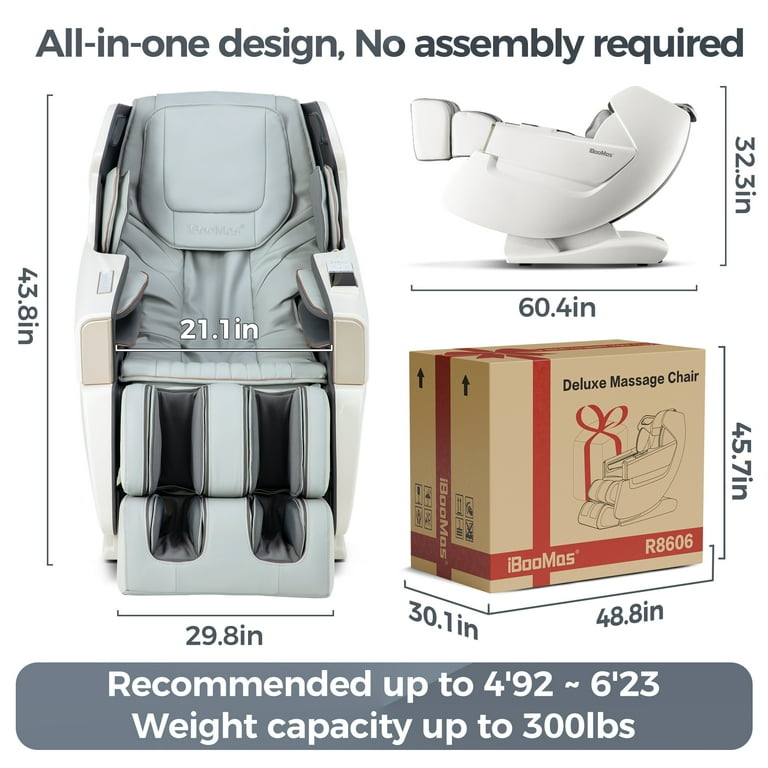 iBooMas 2024 Deep Tissue Back Massager, 4D Full Body Zero