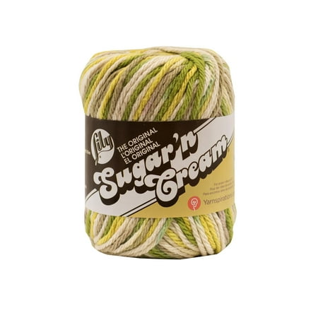Lily Sugar'n Cream Yarn - Ombres-Guacamole, Multipack Of 6