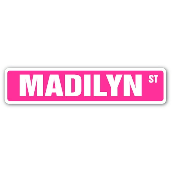 Madilyn Street [3 Pack] of Vinyl Decal Stickers |for Laptop Car