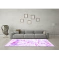 thumbnail image 3 of Ahgly Company Indoor Rectangle Solid Purple Modern Area Rugs, 7' x 9', 3 of 4