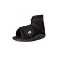 thumbnail image 2 of SlimLine Cast Walking Boot Surgical Shoe - Easy Hook and Loop Closure - Black, Small, 1 Ct, 2 of 2