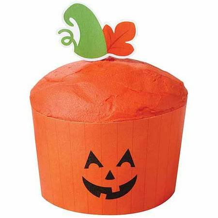 Wilton Standard Baking Cup Liner, Jack-O-Lantern 12 ct. 415-7093