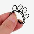 thumbnail image 4 of Creative Shaped Metal Paper Clips for Fastener Use Black Color Small and Durable 50pcs, 4 of 7