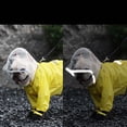 thumbnail image 7 of Gytml Full-Body Waterproof Dog Raincoat With Clear Hood, Reflective 4-Legged Dog Rain Suit, All-In-One Dog Rain Gear For Large/Medium/Small Dogs Yellow-L, 7 of 7