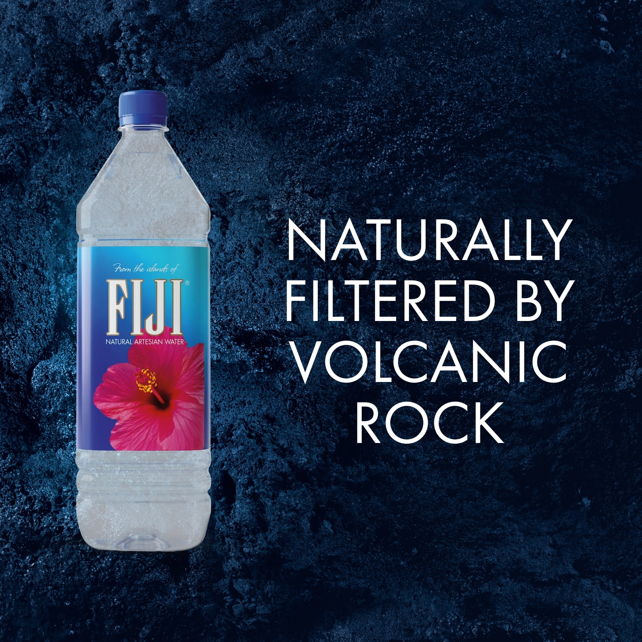 (4 pack) FIJI Natural Artesian Bottled Water, 1.5 Liter / 50.7 Fl Oz