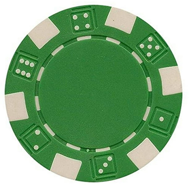 Poker Chips DA VINCI 50 dados compuestos de arcilla rayados, 11,5 g