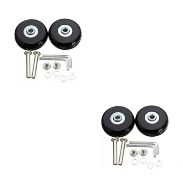 Advancent Maleta duradera de 2 piezas para viajes de negocios con ruedas lisas, maleta pequeña de construcción ligera con ruedas como se muestra 50 mm * 18 mm, 1 2piezas