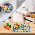 thumbnail image 3 of Yayeee Dish Drying Mat for Kitchen Counter 18" x 24" Microfiber Super Absorbent Coffee Decorative Pad, Retro Beige Lemon, 3 of 9