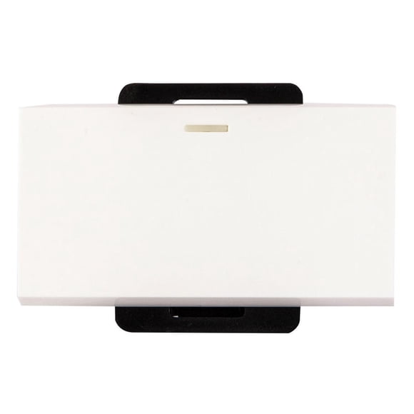 Interruptor 3 Vias Stalo Kristalo 3/3" Blanco