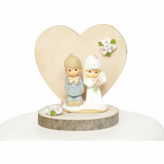 Precious Moments Rustic Cake Topper, by Wedding Collectibles