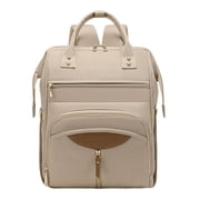 ZORVINEX Large Capacity Diaper Bag Backpack for | Multi-functional Travel Bag with 14 Pockets | Stroller Straps & Padded Handles | Ideal for Parents & Shower Gifts Khaki