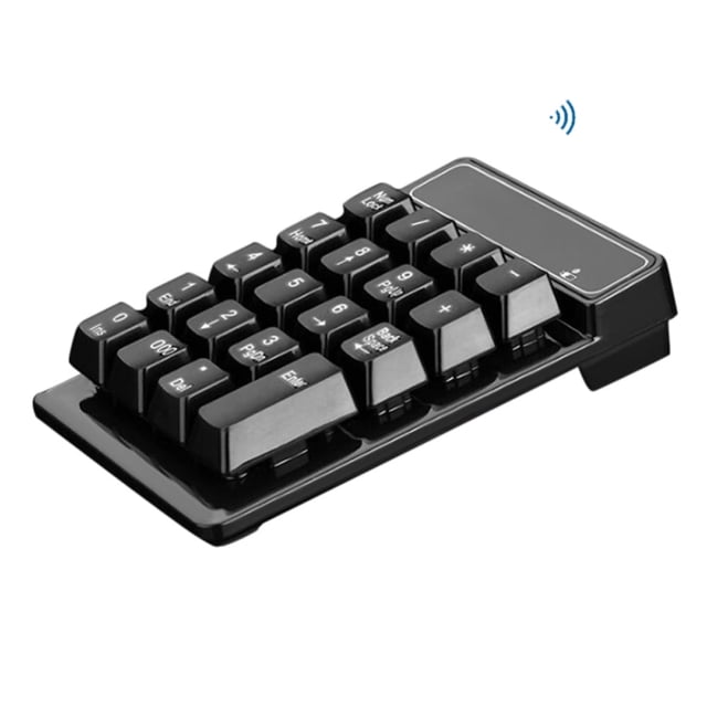 Pavé Numérique Sans Fil USB Mini 2,4 GHz 19 Touches Pavé Numérique Récepteur Pavé Numérique pour Windows XP/7/8 Ordinateur Portable PC Ordinateur Sans Fil